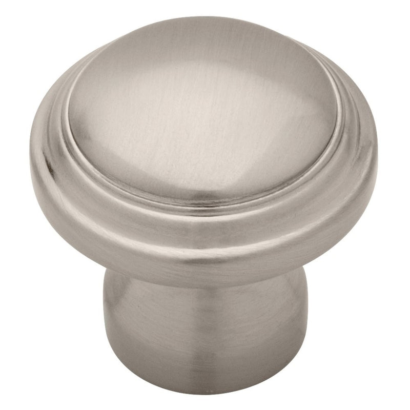 Brainerd P22226V-SN-C7 32mm Domed Raised Panel Kitchen Cabinet Hardware Knob
