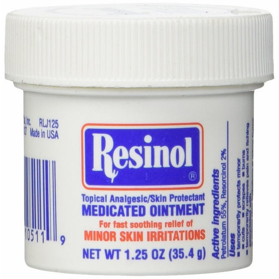 RESINOL OINTMENT JAR Size: 1.25 OZ