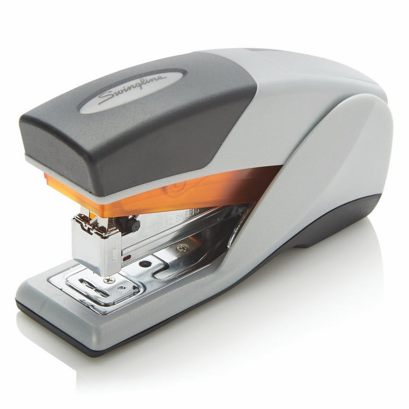 Swingline Stapler, Optima 25, 25 Sheet Capacity, Reduced Effort, Compact, Orange/Gray (66412)