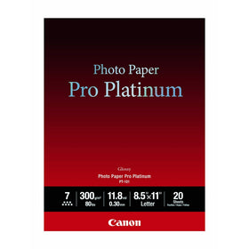 Canon Photo Paper Pro Platinum, 8.5 x 11 Inches, 20 Sheets (2768B022)