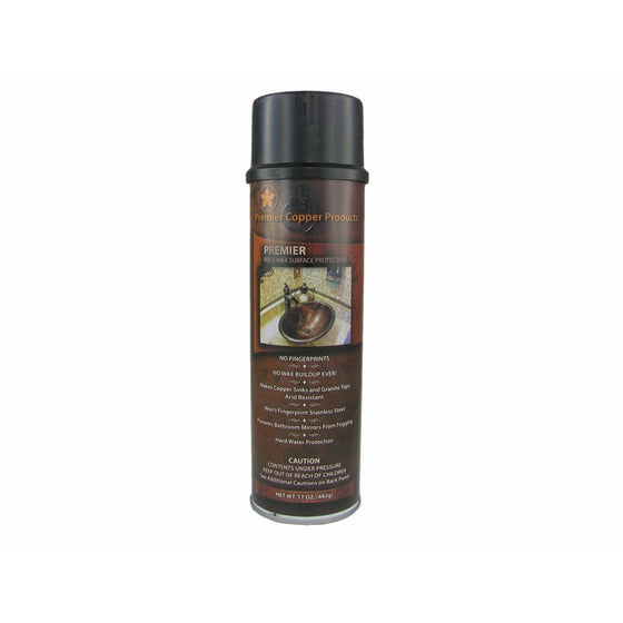 Premier Copper Products W900-WAX Copper Sink Wax Protectant, Clear