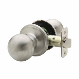 Copper Creek BK2020SS Ball Passage Door Knob, Satin Stainless