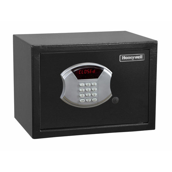 HONEYWELL - 5113 Steel Security Safe with Hotel-Style Digital Lock, 0.50-Cubic Feet, Black