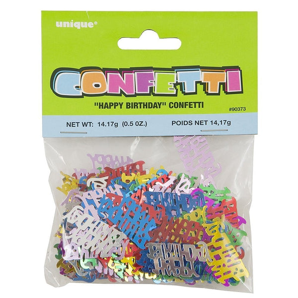 Foil Happy Birthday Confetti