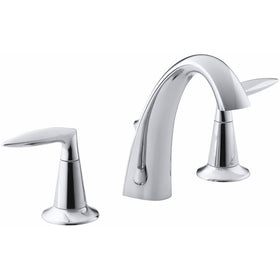 KOHLER K-45102-4-CP Alteo Widespread Lavatory Faucet, Polished Chrome