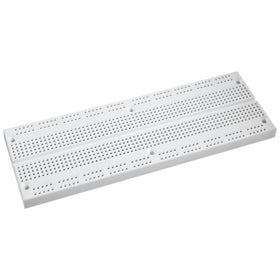 Global Specialties UBS-100 Solderless Breadboard, 840 Tie-point, 6-1/2" Length x 2-3/16" Width Strip