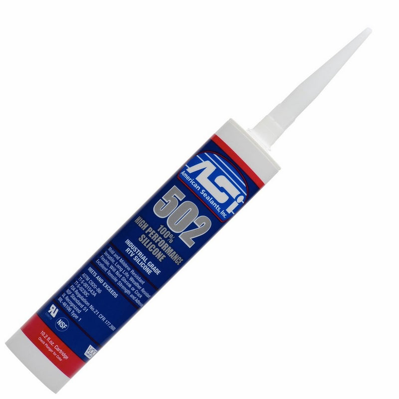 Clear Food Grade Silicone Sealant - 10.2 Oz Cartridge