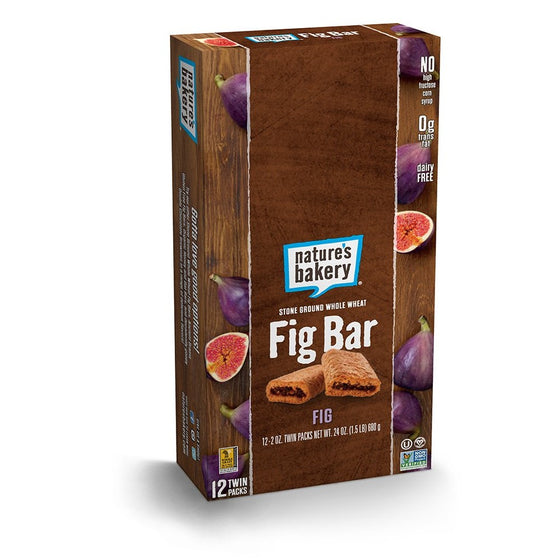 Nature's Bakery Whole Wheat Fig Bar, 12 Count Box