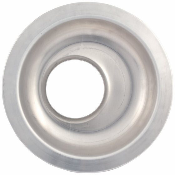 Allstar ALL26091 14" Diameter 5-1/8" Offset Flange Plain Aluminum Carburetor Air Cleaner Bottom