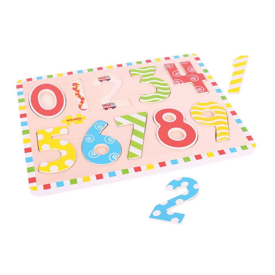 Bigjigs Toys BJ756 Inset Puzzle Numbers