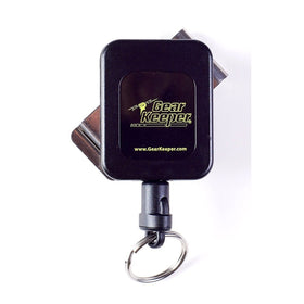Gear Keeper RT4-5851 RT4 Medium Force 8-14 Key Retractor with Stainless Steel Rotating Belt Clip, 60 lbs Breaking Strength, 6 oz Force, 36" Extension