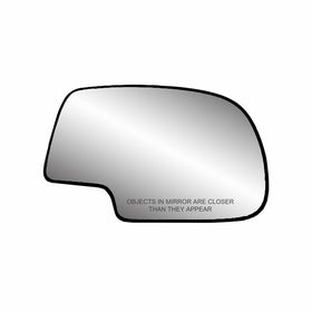 Fit System 30058 Passenger Side (RH) Heated Replacement Mirror Glass with Backing Plate
