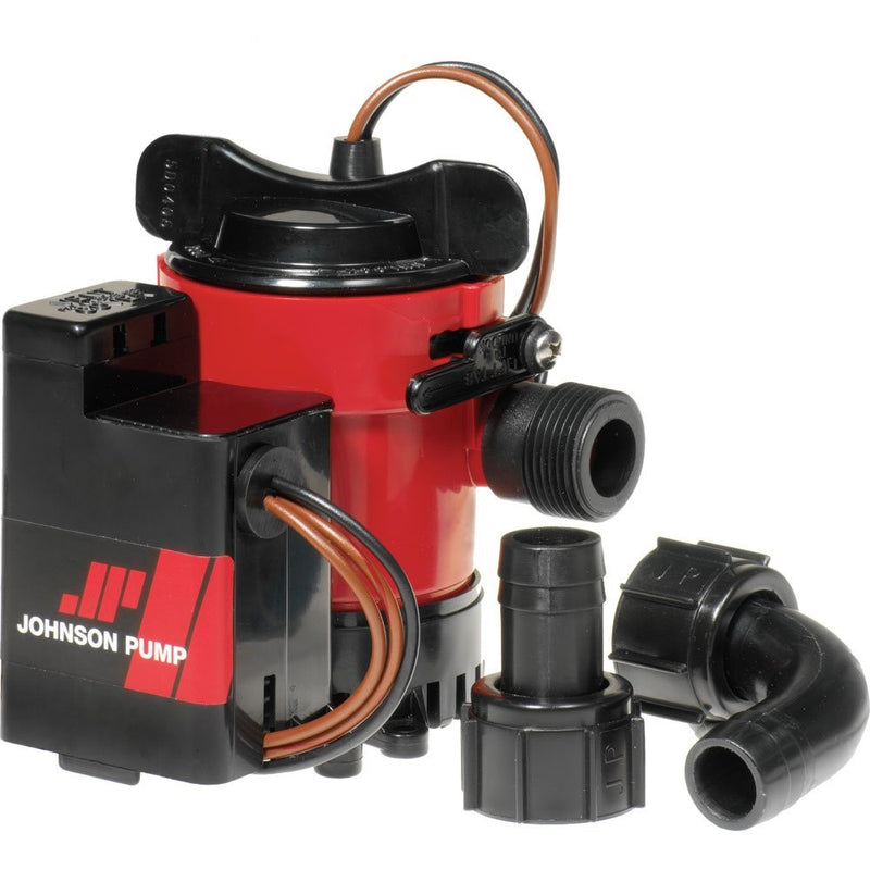 Johnson Pump 500GPH Auto Bilge Pump 3/4" Mag Switch 12 Volts