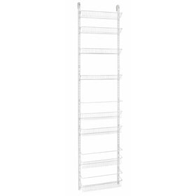ClosetMaid 1233 Adjustable 8-Tier Wall and Door Rack, 76-Inch Height X 18-Inch Wide