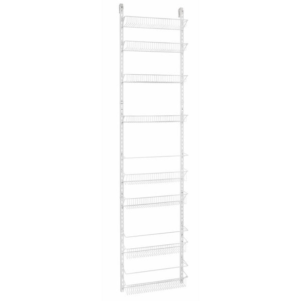 ClosetMaid 1233 Adjustable 8-Tier Wall and Door Rack, 76-Inch Height X 18-Inch Wide