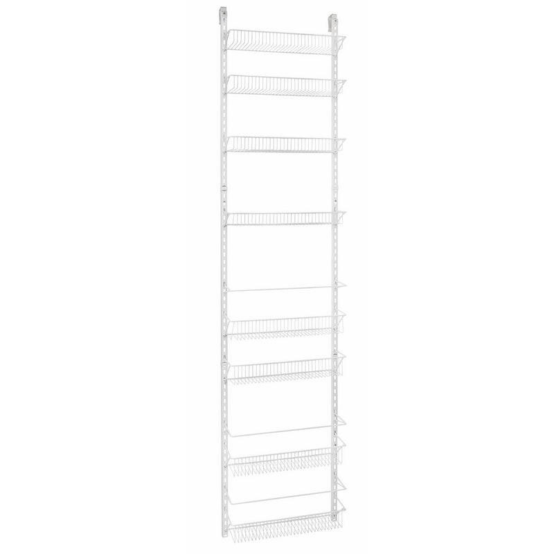 ClosetMaid 1233 Adjustable 8-Tier Wall and Door Rack, 76-Inch Height X 18-Inch Wide