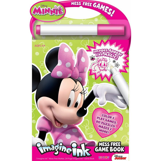 Bendon Publishing Minnie Mouse Imagine Ink Mess Free Game Book