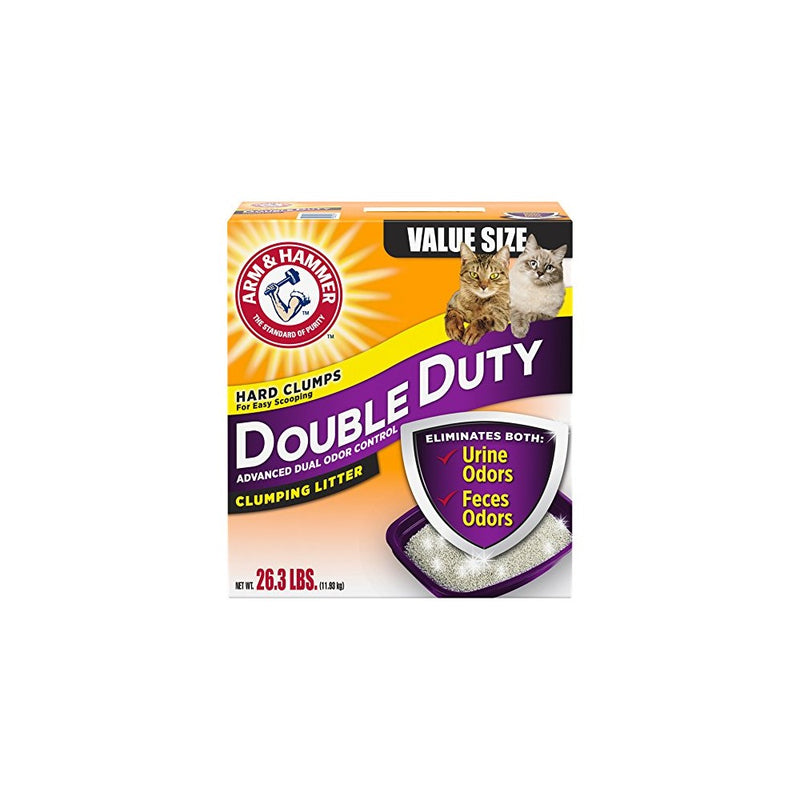 Arm & Hammer Double Duty Litter, 26.3 Lbs (Packaging May Vary)