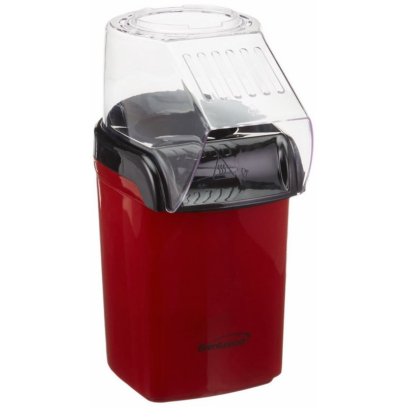 Brentwood PC-486R Popcorn Maker, 5-Inch x 7.5-Inch x 10.5-Inch, Red and Black
