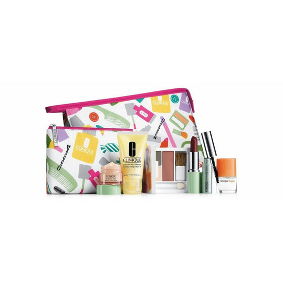 Clinique Skin Care Makeup 8 Pc Gift Set 2014 Fall All About Eyes & More