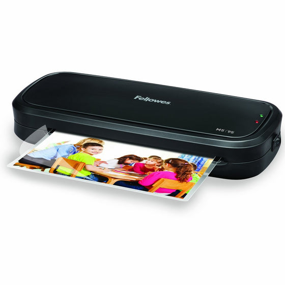 Fellowes Laminator M5-95, Quick Warm-Up Laminating Machine, with Laminating Pouches Kit (M5-95)