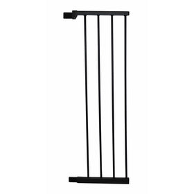 Cardinal Gates Large Extension for Extra Tall Premium Pressure Gate, Black