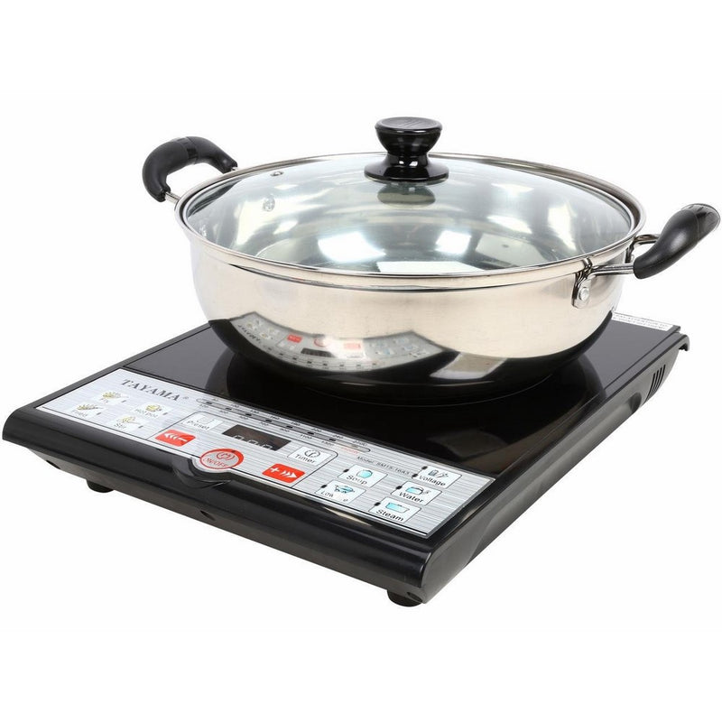 Tayama SM15-16A3 Induction Cooker with Cooking Pot, Black