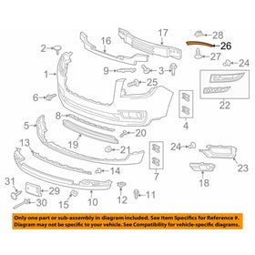 GM 22971446 BRACKET-FRT BPR FASCIA
