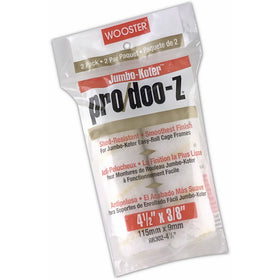 Wooster Brush RR302-4-1/2 Jumbo-Koter Pro/Doo-Z Roller 3/8-Inch Nap, 2-Pack, 4-1/2-Inch