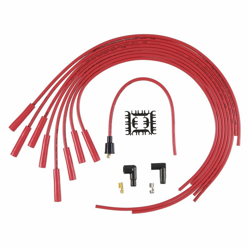ACCEL ACC 4040R8mm Super Stock Copper Universal Wire Set - Red