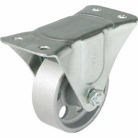 Shepherd Hardware 9783 4-Inch Cast Iron Rigid Plate Caster, 500-lb Load Capacity