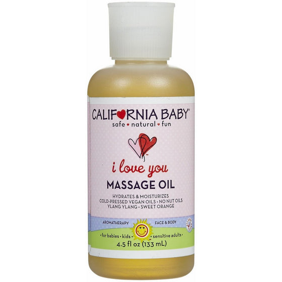 California Baby Massage Oil - I Love You, 4.5 Ounce