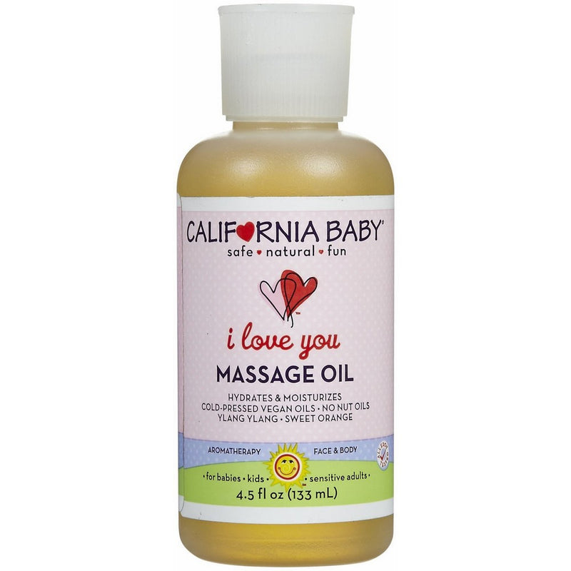 California Baby Massage Oil - I Love You, 4.5 Ounce