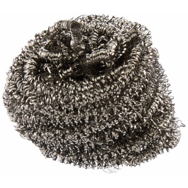 HIC Eco Clean Lola Stainless Steel Scourer Sponge, 2-Pack