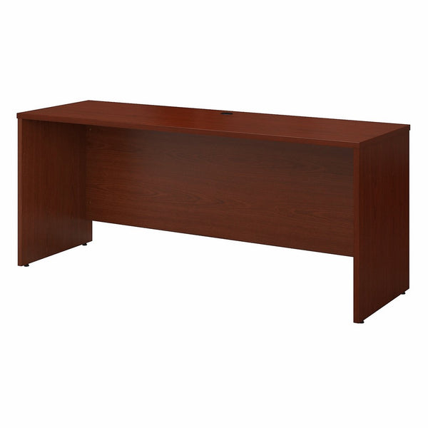 Bush Business Furniture Series C 72W x 24D Credenza Desk in Mahogany