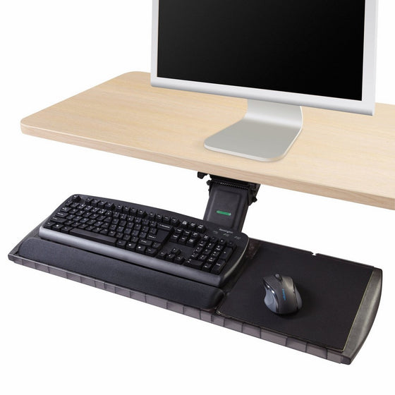 Kensington 60718 Adjustable Keyboard Platform with SmartFit System, 21-1/4w x 10d, Black