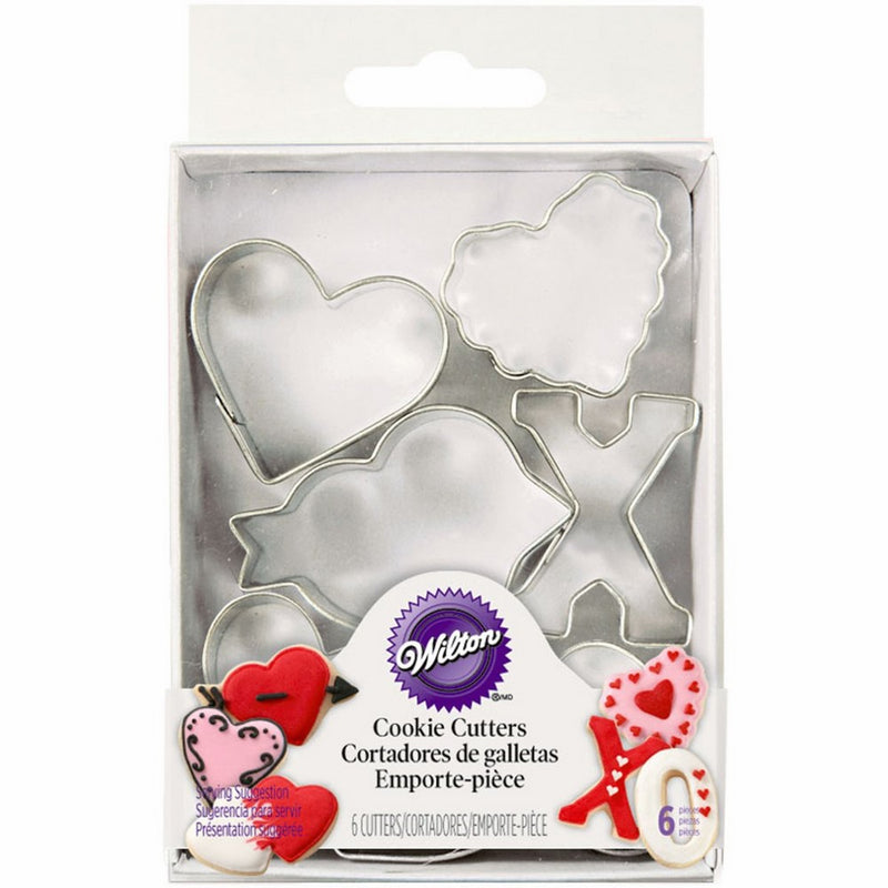 Wilton Valentine's 6 Piece Mini Cutter Set