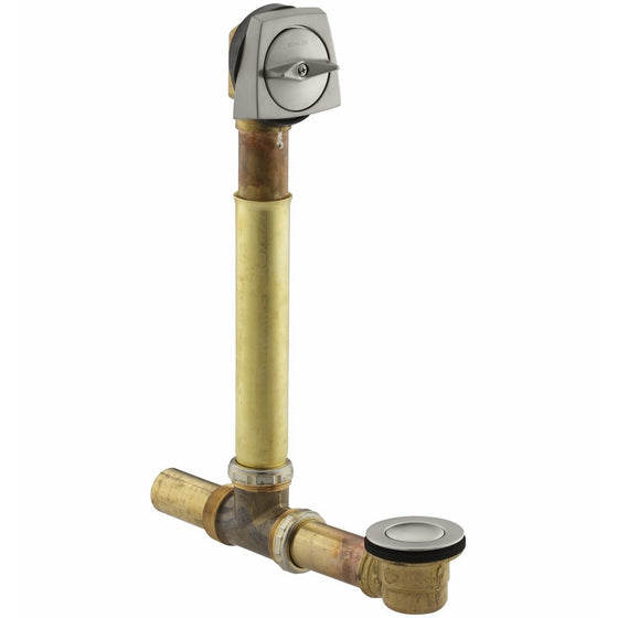 KOHLER K-7161-AF-BN Clearflo 1-1/2-Inch Adjustable Pop-Up Drain, Vibrant Brushed Nickel