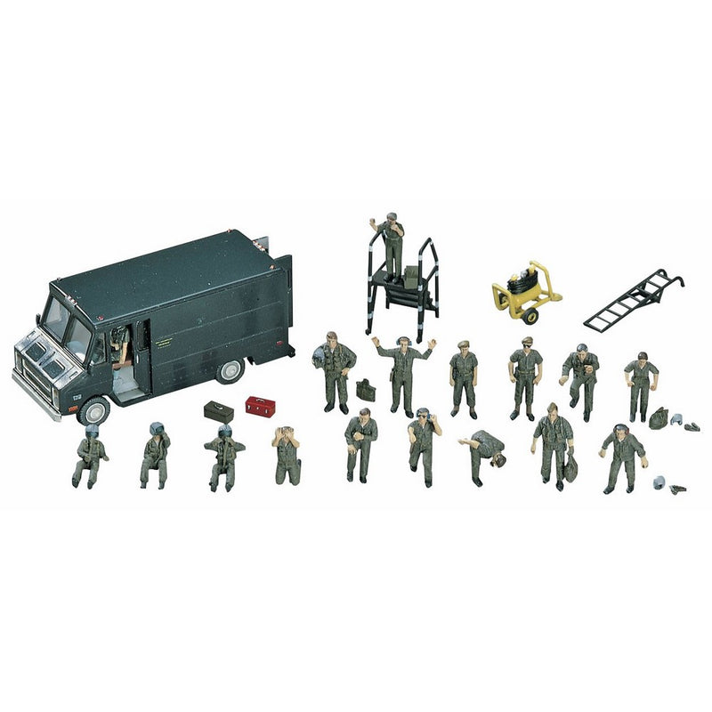 HASEGAWA 35007 1/72 U.S. Pilot/Ground Crew Set