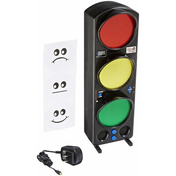 Yacker Tracker Noise Level Monitor Detector - Visual LED Traffic Signal Light - Great for Schools, Classrooms, Cafeterias, Hospitals and More - 17"