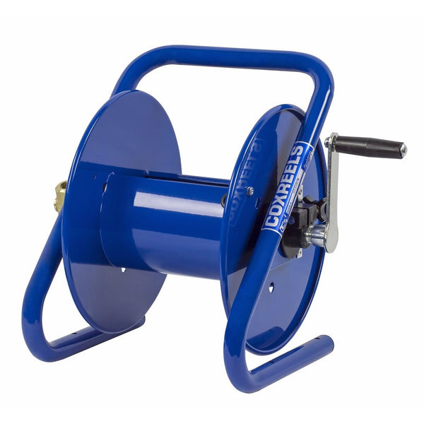 Coxreels Caddy-Mount Hose Reel, Model# 112-3-100-CM, 3/8 Hose ID, 100' Length, Hose Not Included,Blue