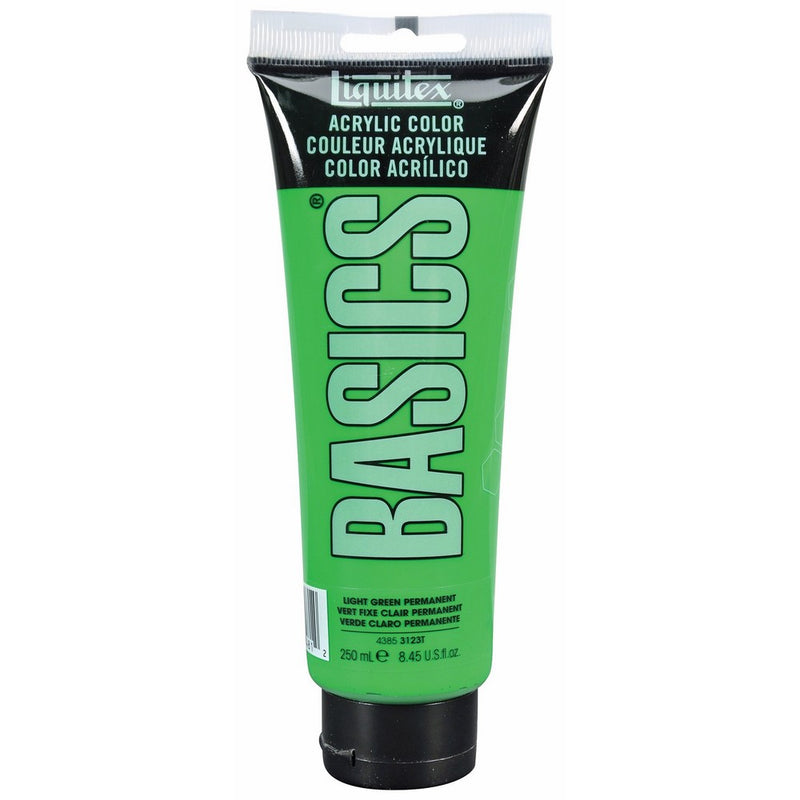 Reeves Liquitex BASICS Acrylic Paint 8.45-oz tube, Light Green Permanent