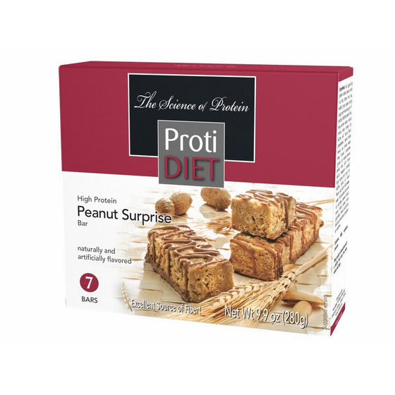 Protidiet Peanut Surprise High Protein Bar 9.9 oz (Box of 7)