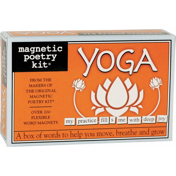 Magnetic Poetry - Yoga Kit - Words for Refrigerator - Write Poems and Letters on the Fridge - Made in the USA