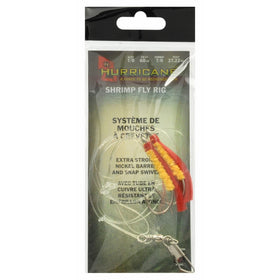 Hurricane Shrimp Fly Rig, Red/Yellow