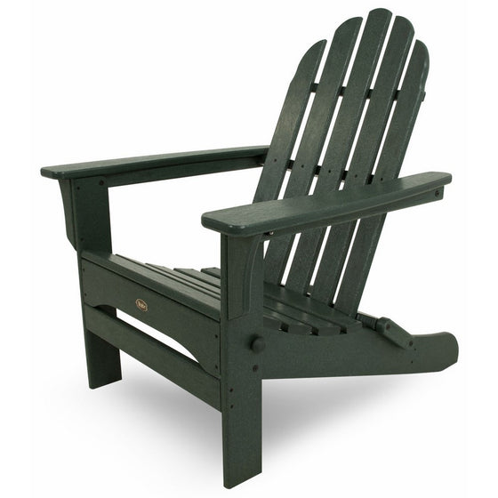 Trex Outdoor Furniture Cape Cod Folding Adirondack Chair, Rainforest Canopy