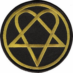 Application Him Heartagram Round Logo Patch