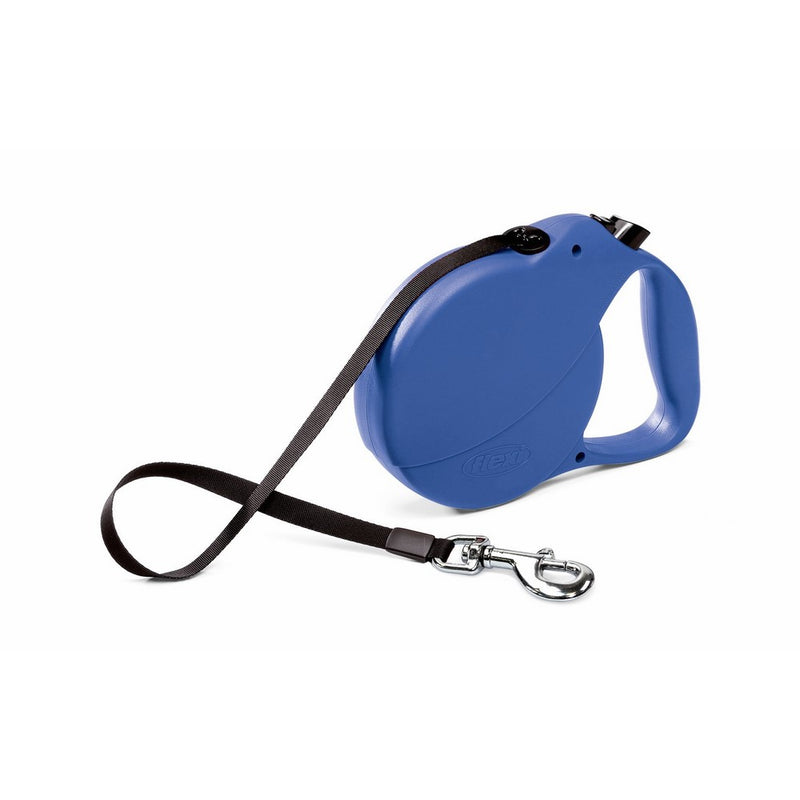 Flexi Explore Retractable Belt Dog Leash, Large, 26-Feet Long, Supports up to 110-Pound, Blue