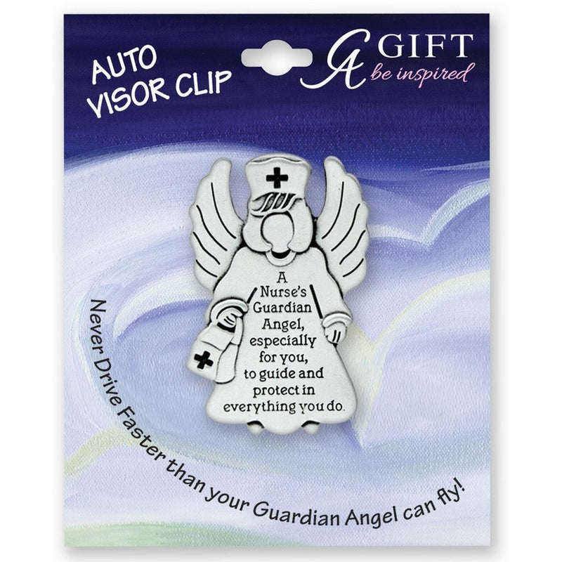 Cathedral Art KVC616 Angels at Work and Play Visor Clip, Nurse, 2-1/4-Inch