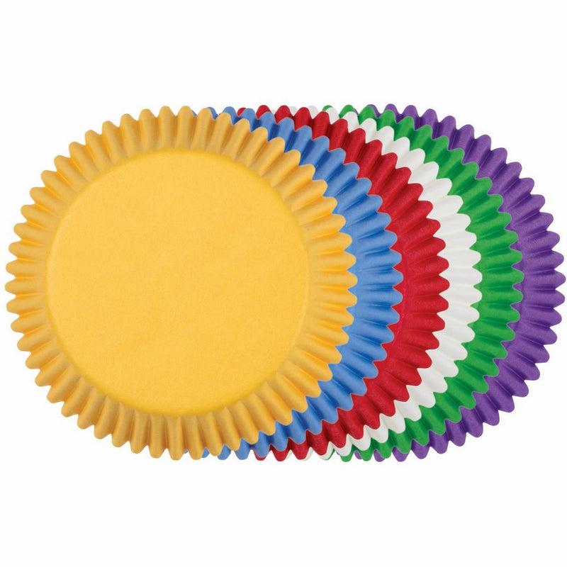 Wilton Assorted Rainbow Standard Baking Cup Mega Pack, 150 Count